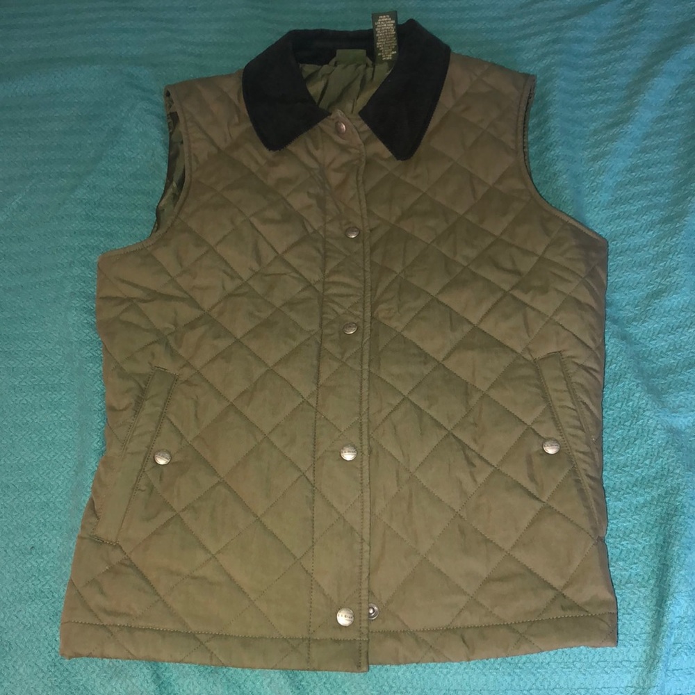 L.L. Bean Green Vest